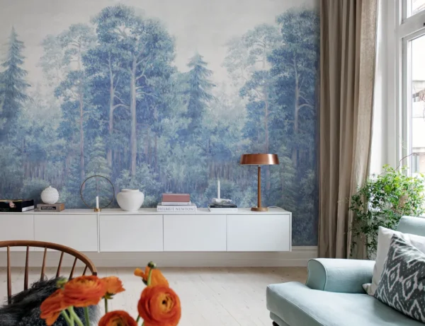 Rebel Walls fototapeet GREEN WOOD MIST R19230