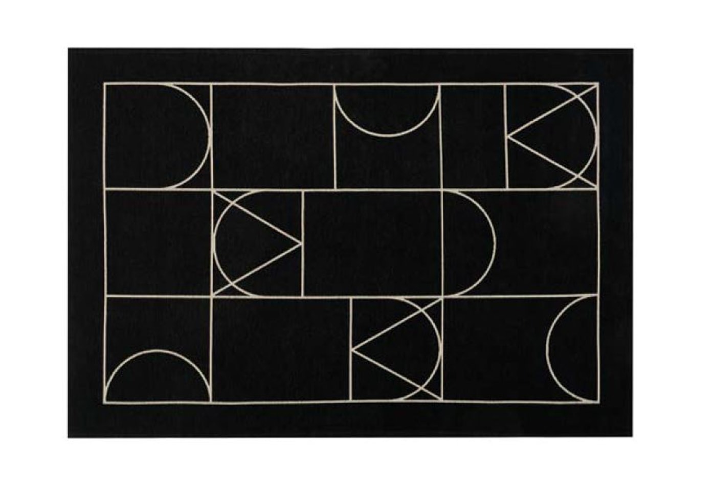 FARGOTEX Signet vaip, black, 200x300 cm