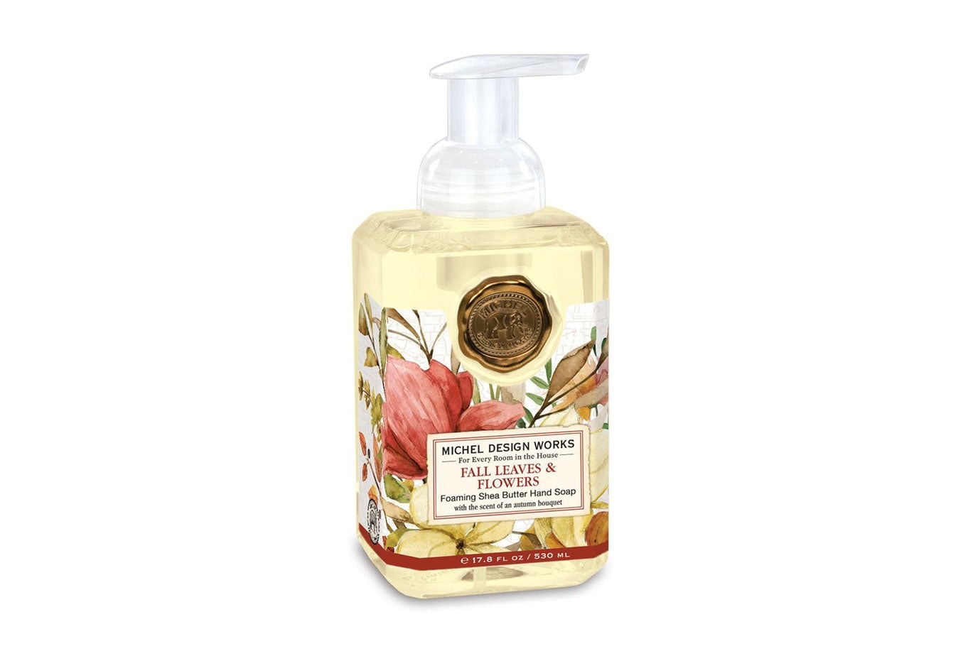 Vahuseep sheavõiga kätele Fall Leaves & Flowers 530ml