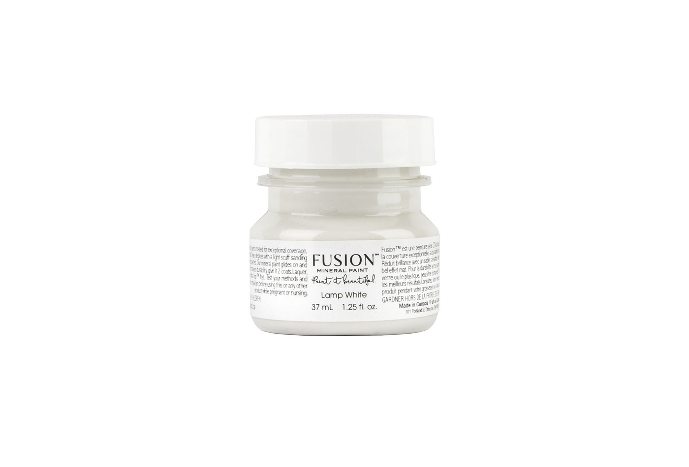 Fusion mineraalvärv Lamp White, 37ml