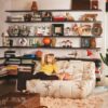 HK Living diivan Lazy lounge bench