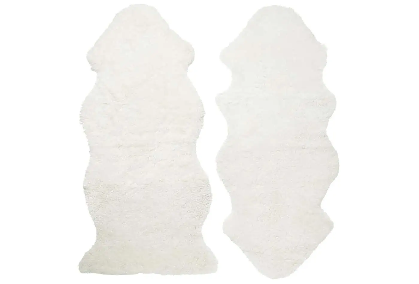 Skinnwille naturaalne lambanahk, valge 60 x 130 cm