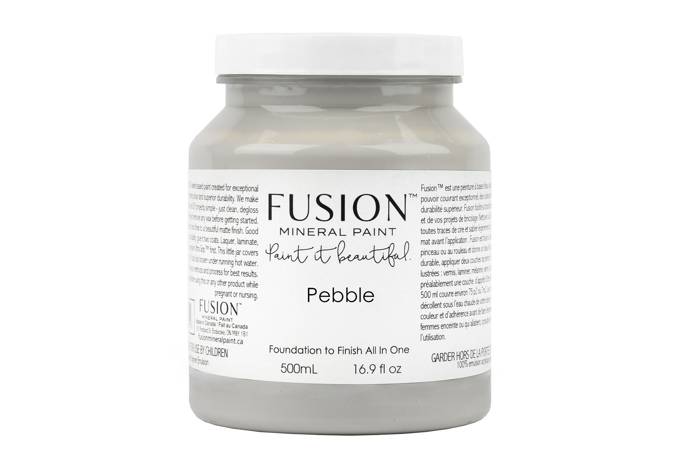 Fusion mineraalvärv Pebble, 500 ml