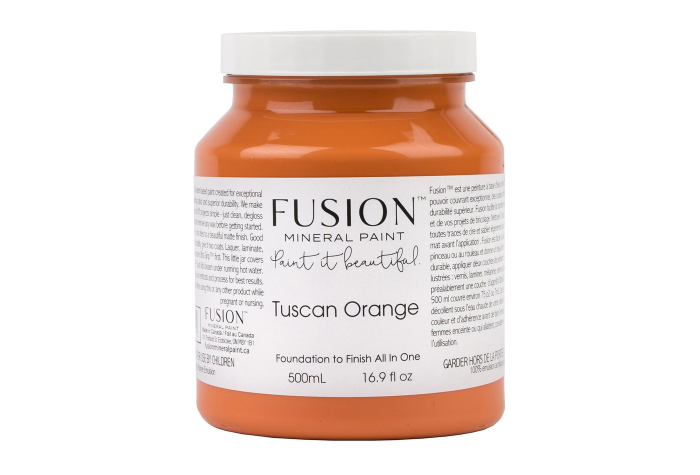Fusion mineraalvärv Tuscan Orange , 500 ml