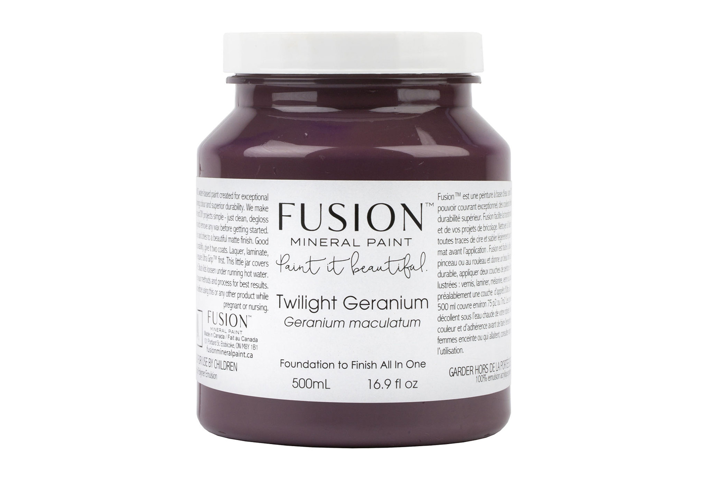 Fusion mineraalvärv Twilight Geranium, 500 ml