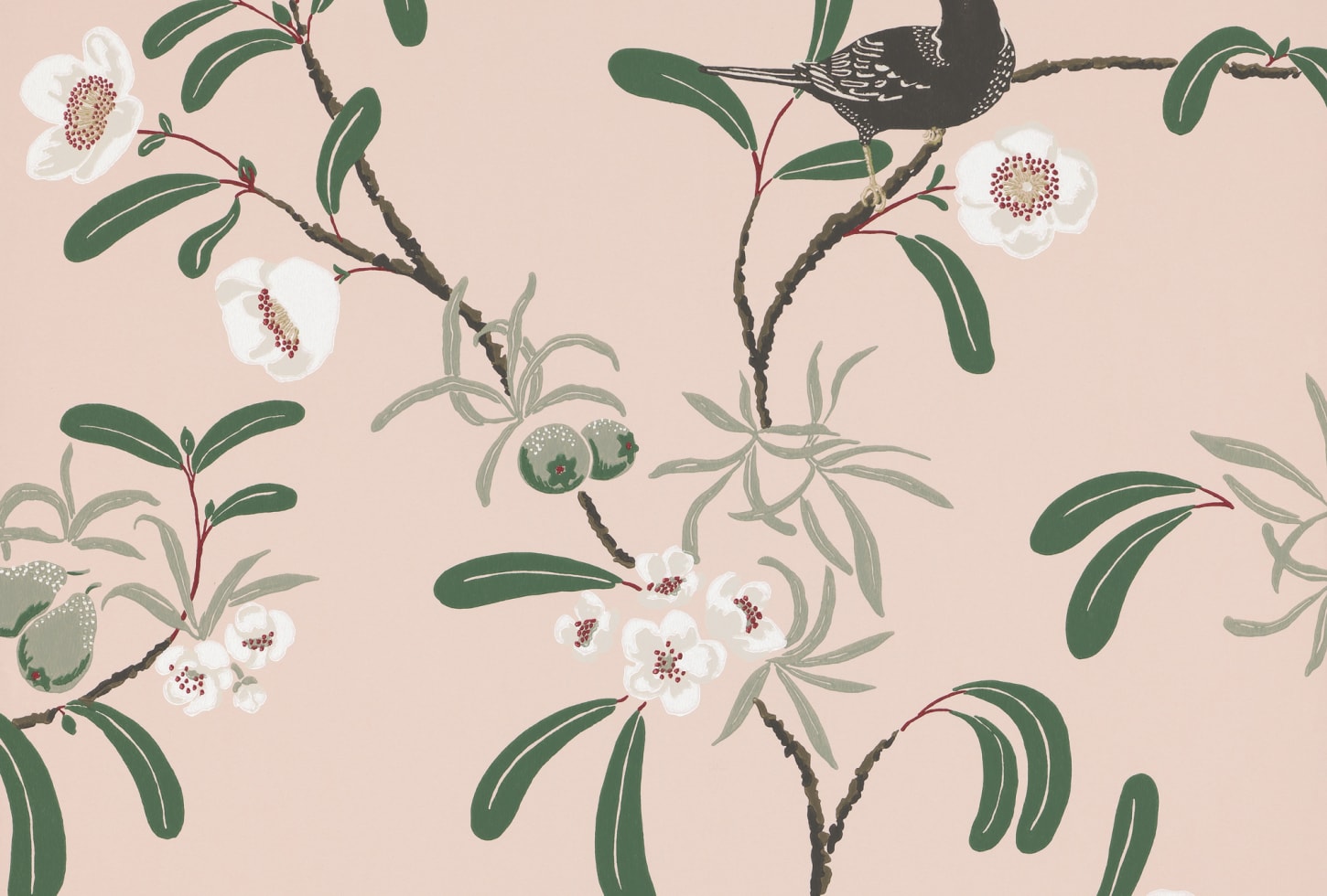 Sandberg tapeet Antonia Pink 104-24