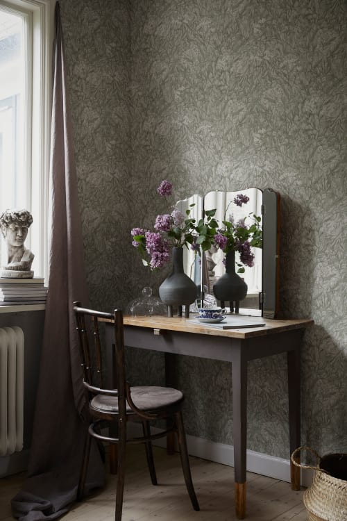 Sandberg tapeet Malin, Sage Green 225-28