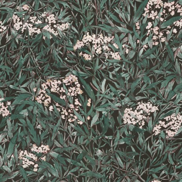 Sandberg tapeet Malin, Black 225-81