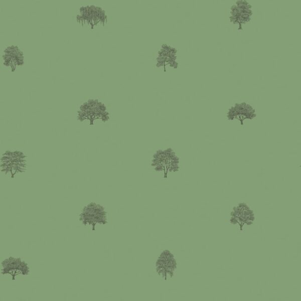 Sandberg tapeet Arboretet Dark Green 227-68