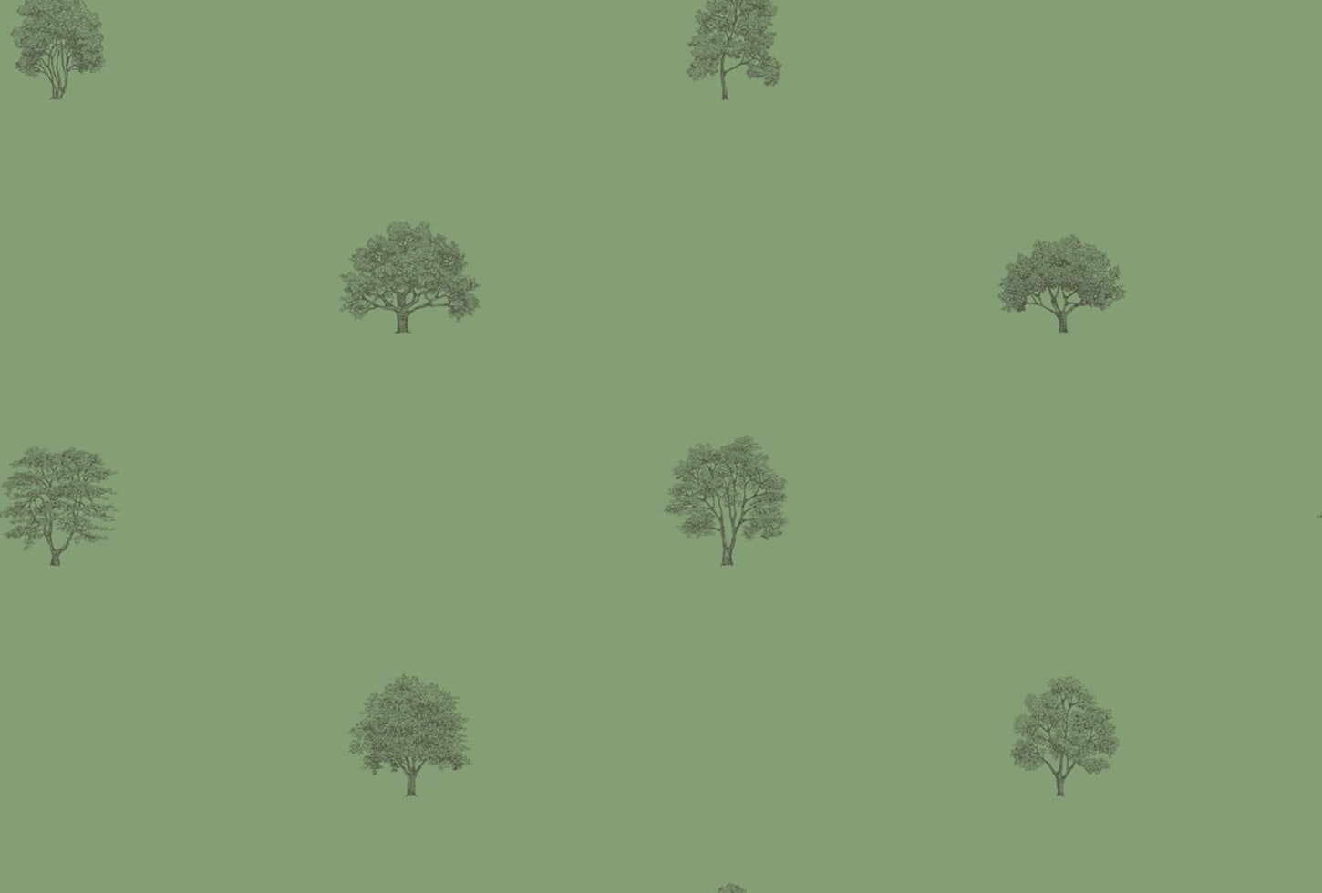 Sandberg tapeet Arboretet Dark Green 227-68