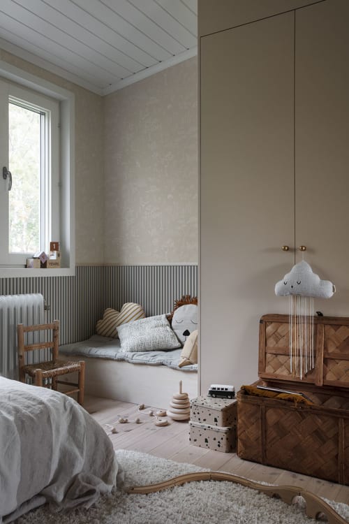 Sandberg tapeet Hollie, Peach 232-14