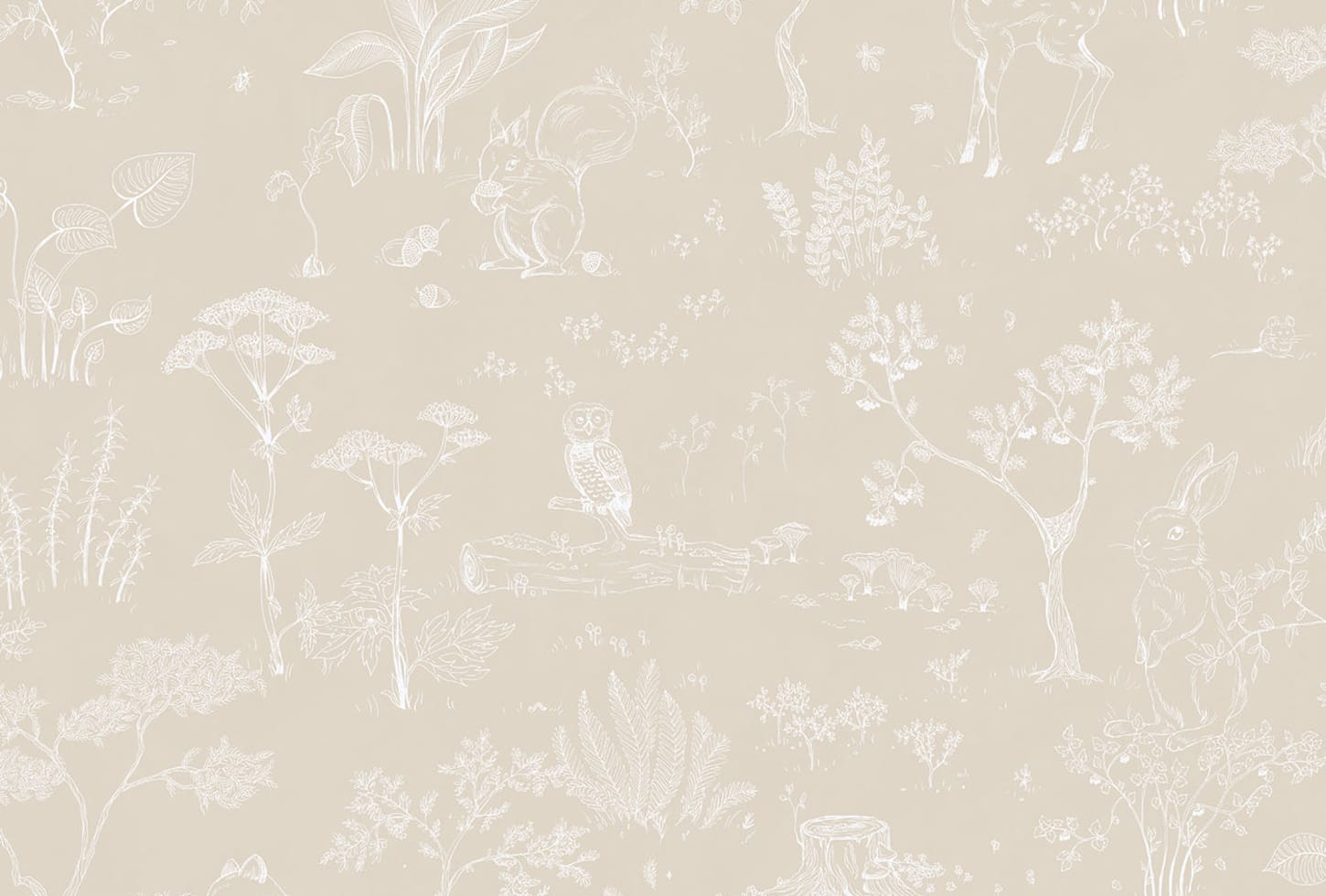 Sandberg tapeet Hollie, Peach 232-14
