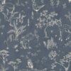 Sandberg tapeet Hollie, Dark Blue 232-76