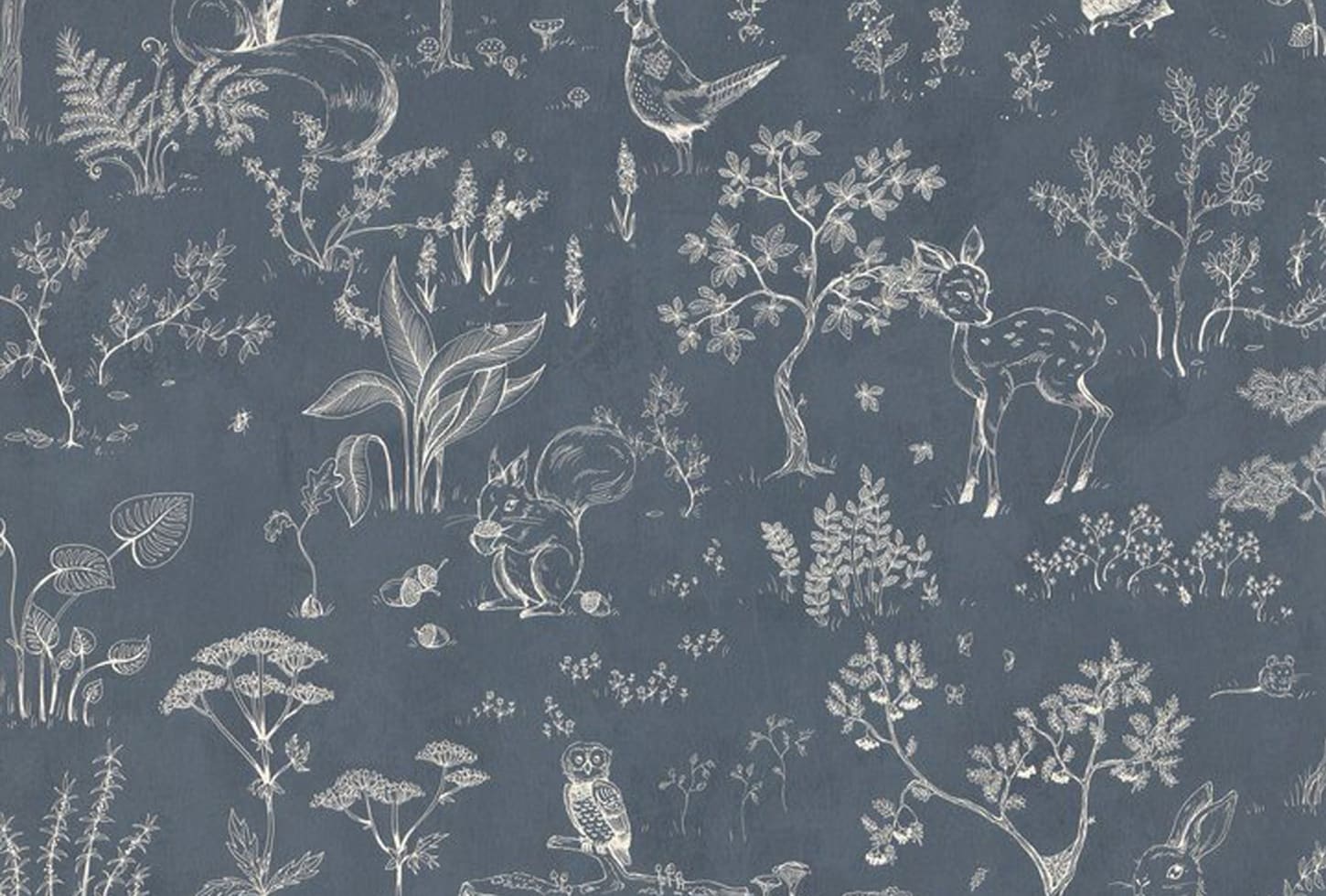 Sandberg tapeet Hollie, Dark Blue 232-76