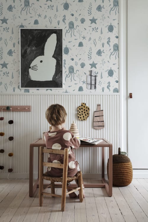 Sandberg tapeet Della, Ocean Blue 243-36