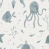 Sandberg tapeet Della, Ocean Blue 243-36