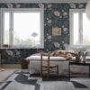 Sandberg tapeet Ava, Dark Blue 400-96