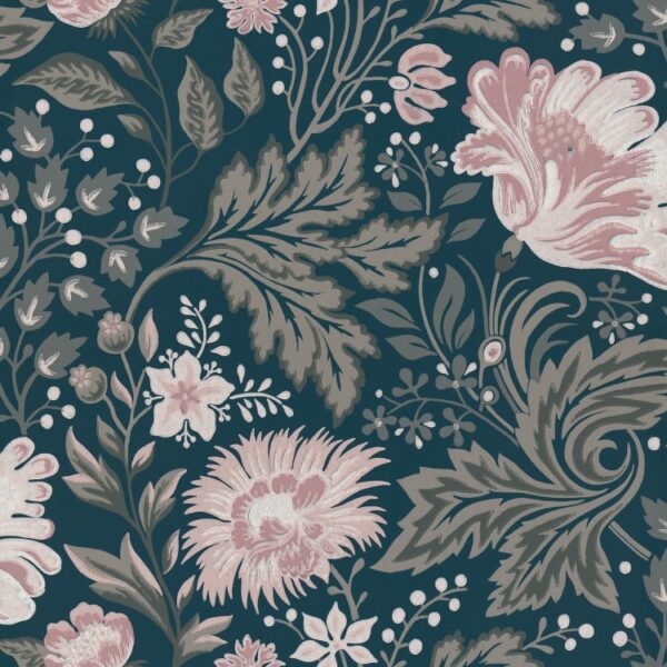 Sandberg tapeet Ava, Dark Blue 400-96