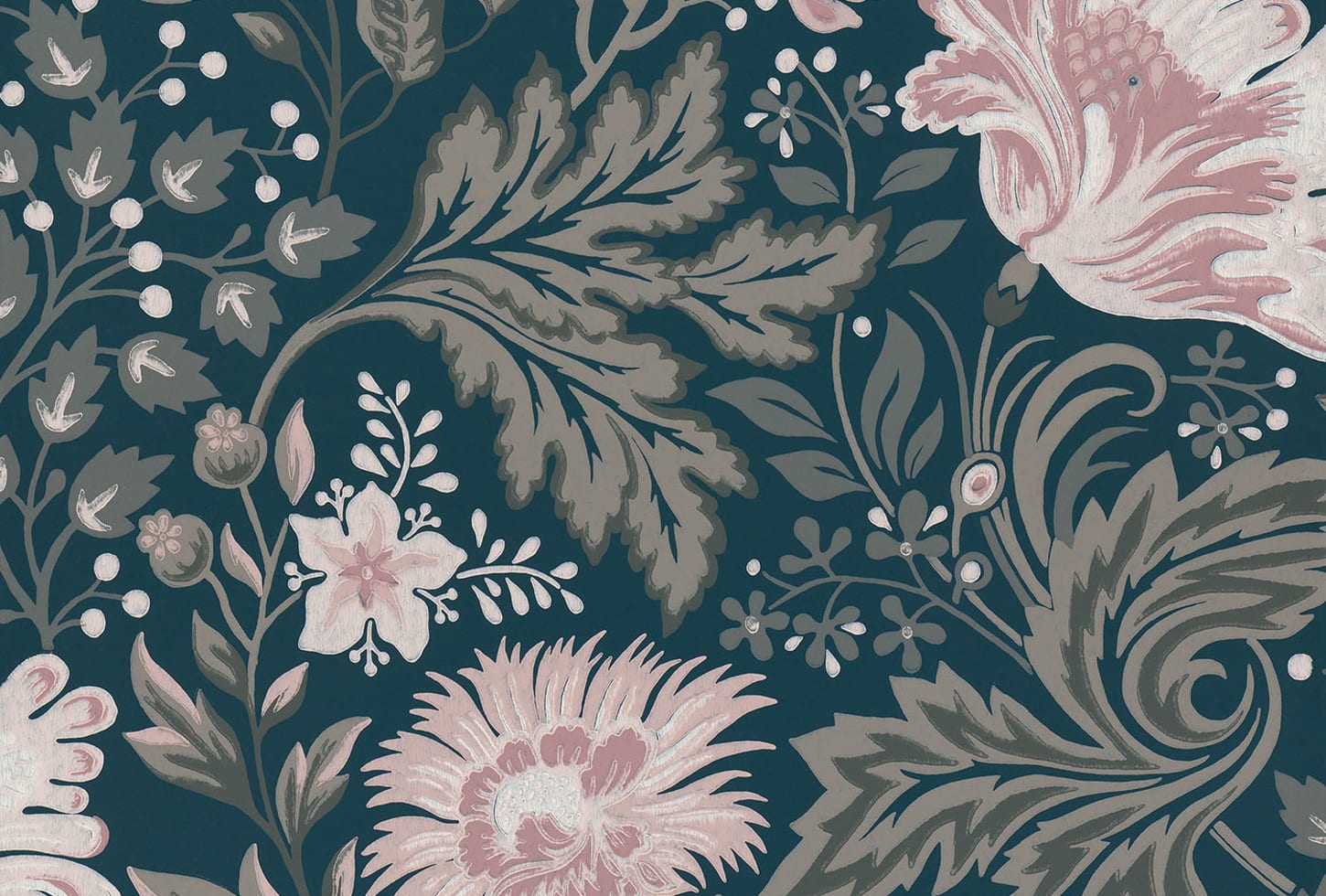 Sandberg tapeet Ava, Dark Blue 400-96