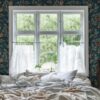 Sandberg tapeet Rosenholm Midnight Blue 407-86