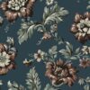 Sandberg tapeet Rosenholm Midnight Blue 407-86