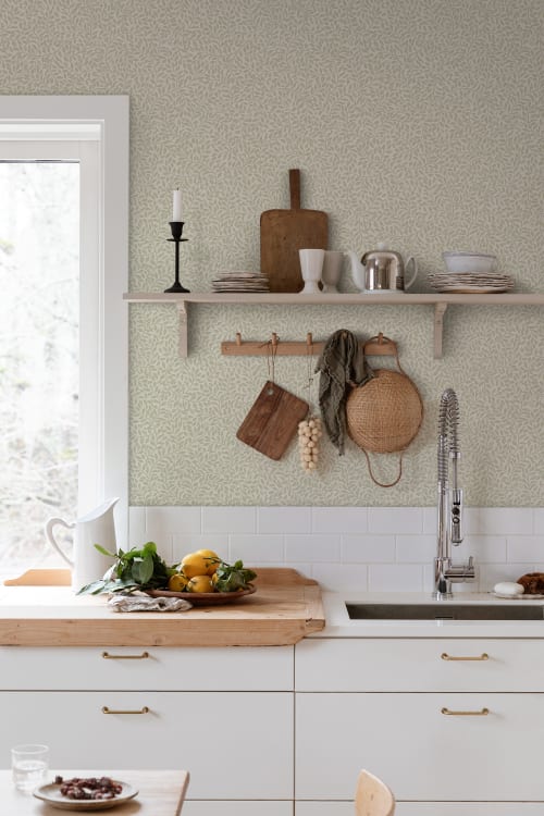 Sandberg tapeet Sigfrid, Spring Green 425-18