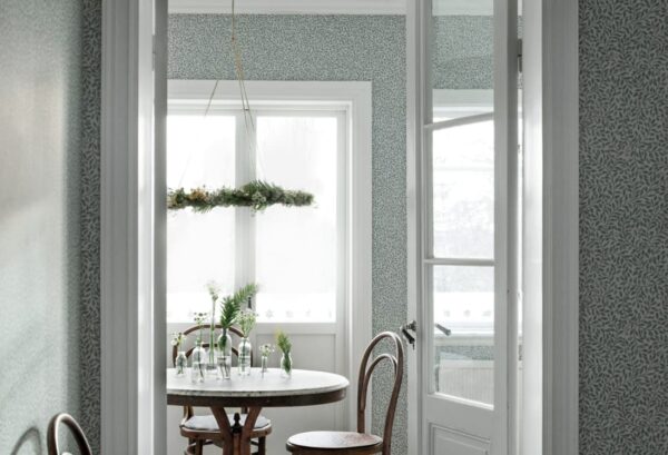 Sandberg tapeet Sigfrid, Indigo Blue 425-46