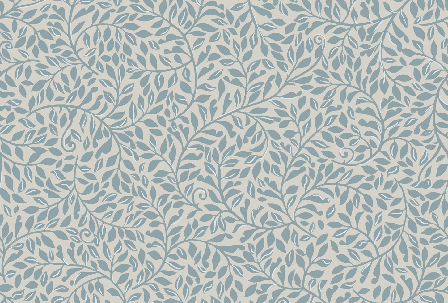 Sandberg tapeet Sigfrid, Indigo Blue 425-46