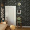 Sandberg tapeet Kvitten Midnight Blue 432-96