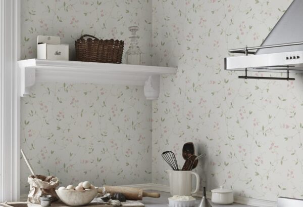 Sandberg tapeet Sanna, Light Pink 490-24