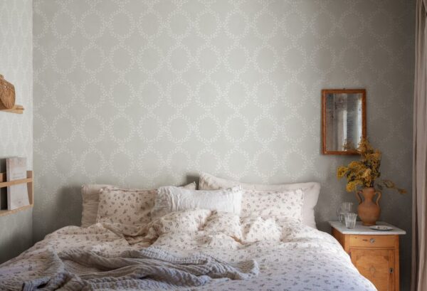 Sandberg tapeet Wilma, Gray 503-41