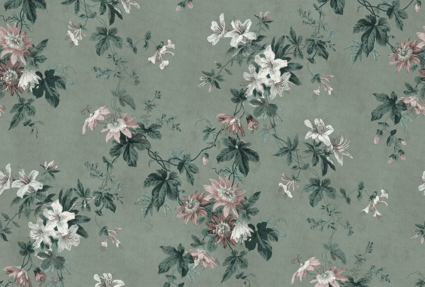 Sandberg pilttapeet Faded Passion, Sage Green 623-26