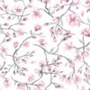 Sandberg pilttapeet Sakura Sky Pink 626-03