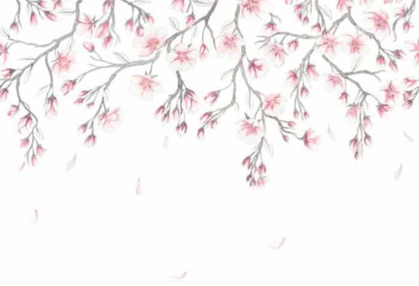 Sandberg pilttapeet Sakura Mural Pink 627-03