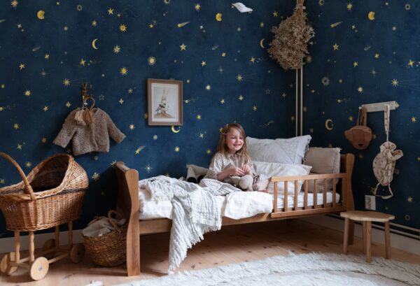 Sandberg pilttapeet Starry Sky, Petrol 659-96