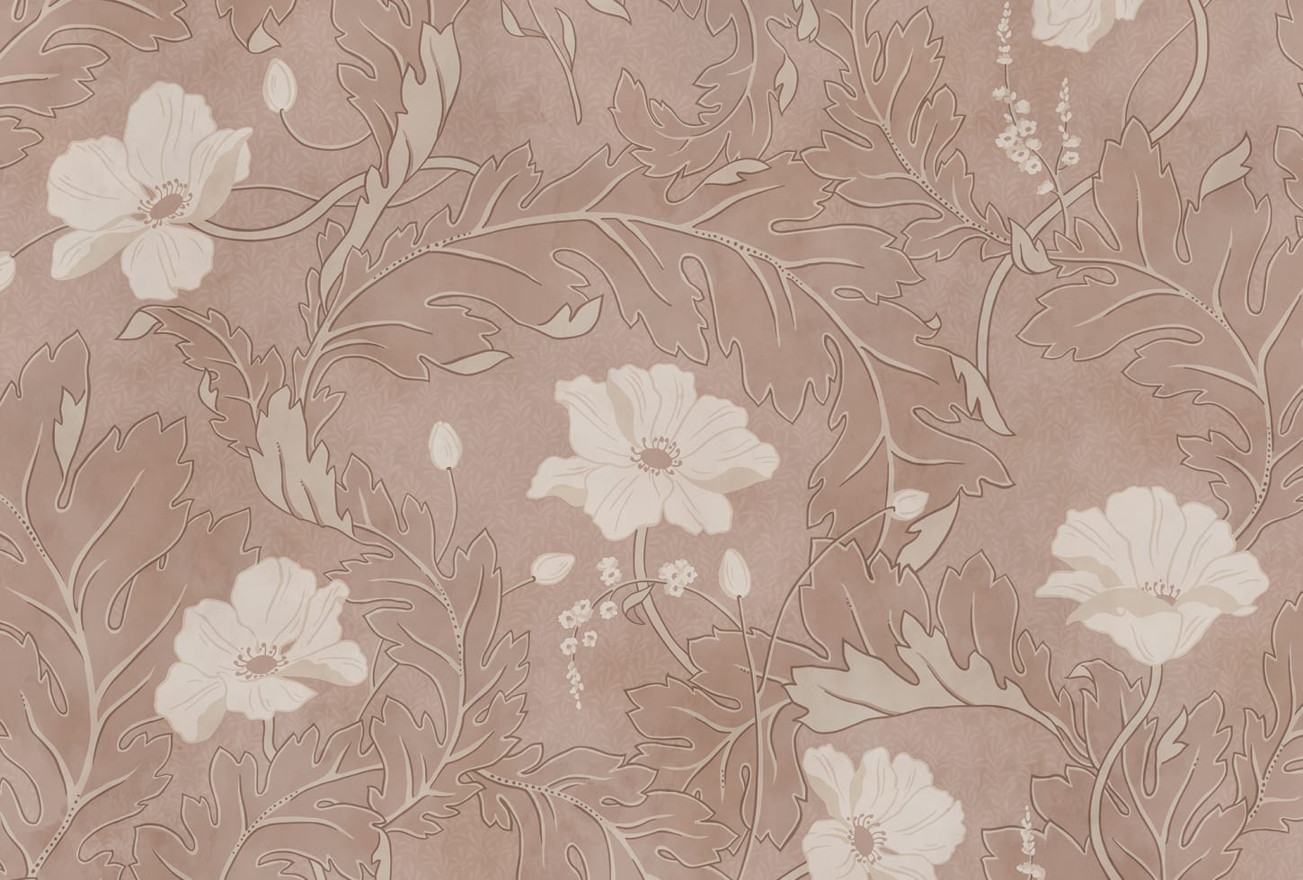 Sandberg pilttapeet Poppy, Blush 660-24