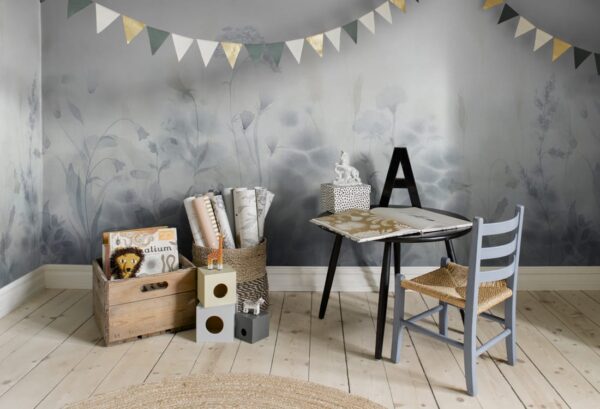 Sandberg pilttapeet Vilda Misty Blue 662-26
