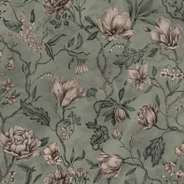 Sandberg pilttapeet Belinda, Garden Green 663-38