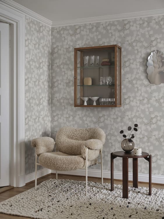 Sandberg tapeet Pine, Gray 804-21