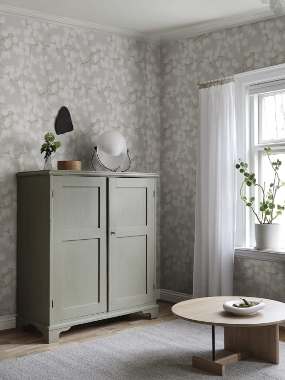 Sandberg tapeet Pine, Gray 804-21