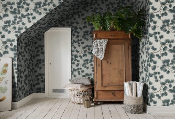 Sandberg tapeet Pine, Green 804-78