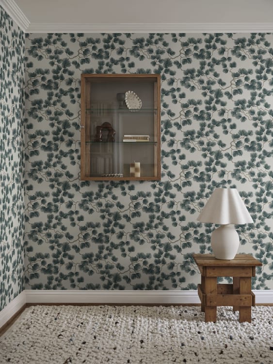 Sandberg tapeet Pine, Green 804-78