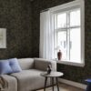 Sandberg tapeet Pine, Black 804-99