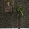 Sandberg tapeet Pine, Black 804-99