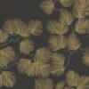 Sandberg tapeet Pine, Black 804-99