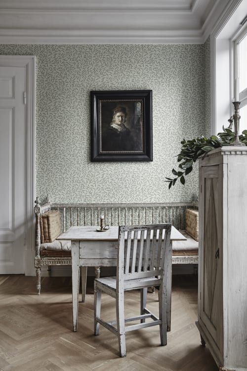 Sandberg tapeet Karolina, Green 807-38