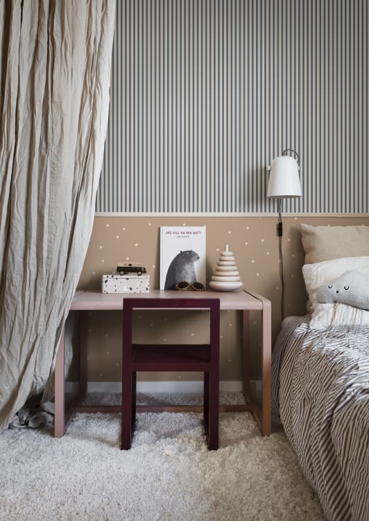 Sandberg tapeet Estelle, Dark Blue 826-76
