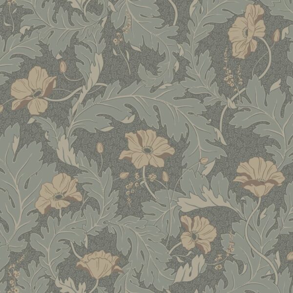 Sandberg tapeet Charlotta Forest Green 830-78