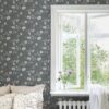 Sandberg tapeet Emilie Petrol 832-77