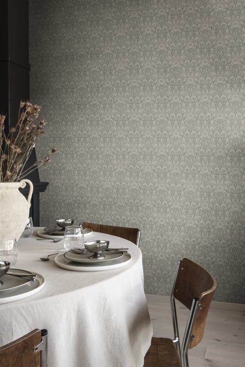 Sandberg tapeet Emil Garden Green 835-48
